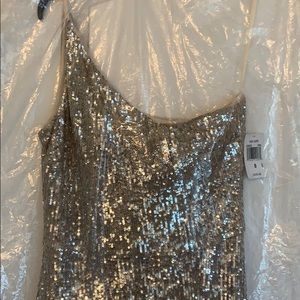 Sequin Champagne Gown